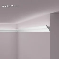 Noel & Marquet Corniche NMC WALLSTYL IL3 Moulure décorative Corniche de plafond Éclairage indirect