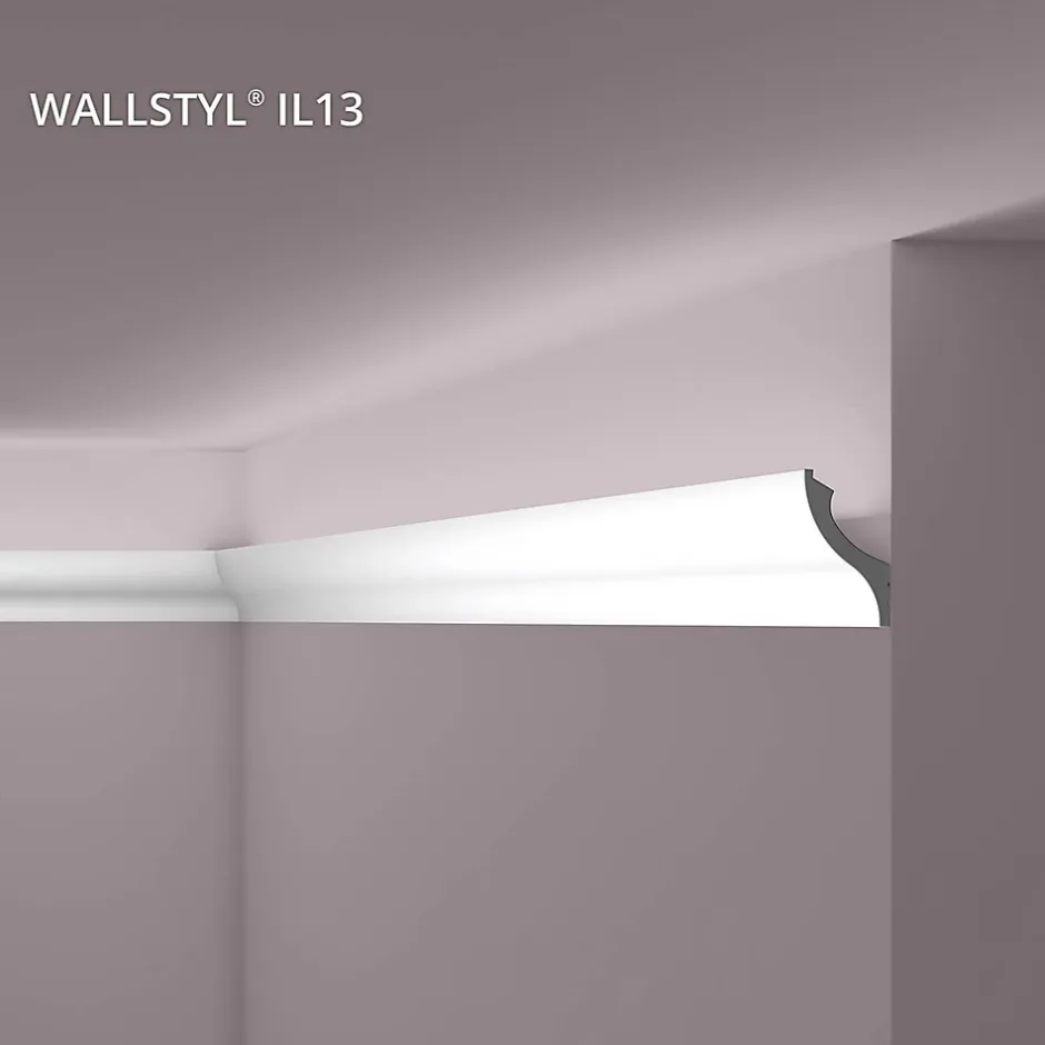 Corniche NMC WALLSTYL IL13 Moulure décorative Moulure en stuc Éclairage indirect-Noel & Marquet Best