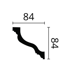 Corniche NMC WALLSTYL WT10 Moulure décorative Corniche de plafond-Noel & Marquet Outlet