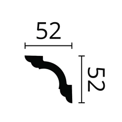 Corniche NMC WALLSTYL WT5 Moulure décorative Corniche de plafond-Noel & Marquet Best