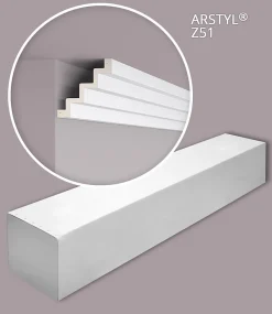 Noel & Marquet Corniche NMC Z51-box ARSTYL 1 carton 8 pièces Moulure décorative