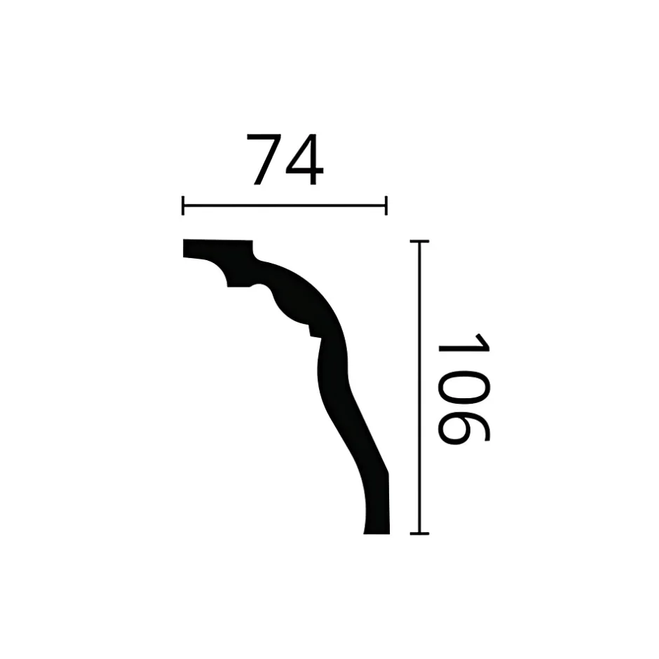 Corniche NMC Z3-box ARSTYL 1 carton 12 pièces Moulure décorative-Noel & Marquet Online