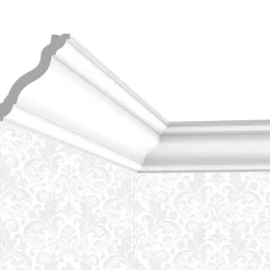 Cimaises Et Plus Corniche Plafond C19 - 7x6x200cm (h x p x L) - moulure décorative polymère