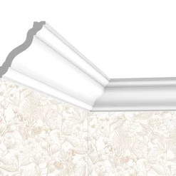 Cimaises Et Plus Corniche Plafond C19 - 7x6x200cm (h x p x L) - moulure décorative polymère