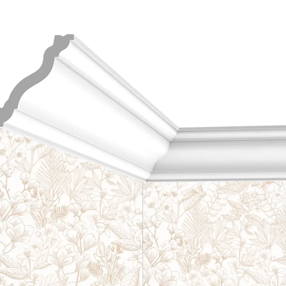 Cimaises Et Plus Corniche Plafond C19 - 7x6x200cm (h x p x L) - moulure décorative polymère