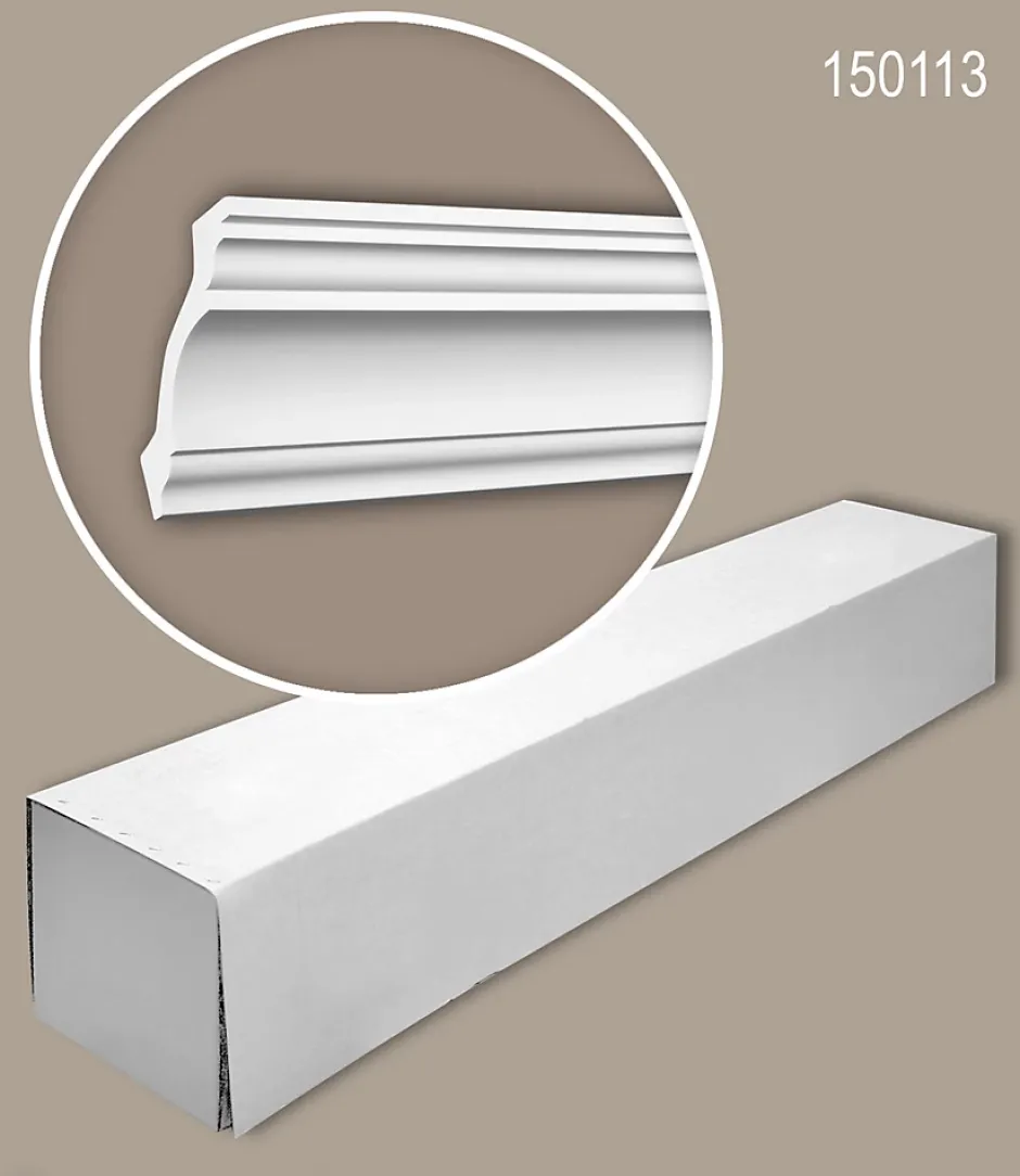 Profhome Corniche 150113 1 carton 16 pièces Moulure décorative