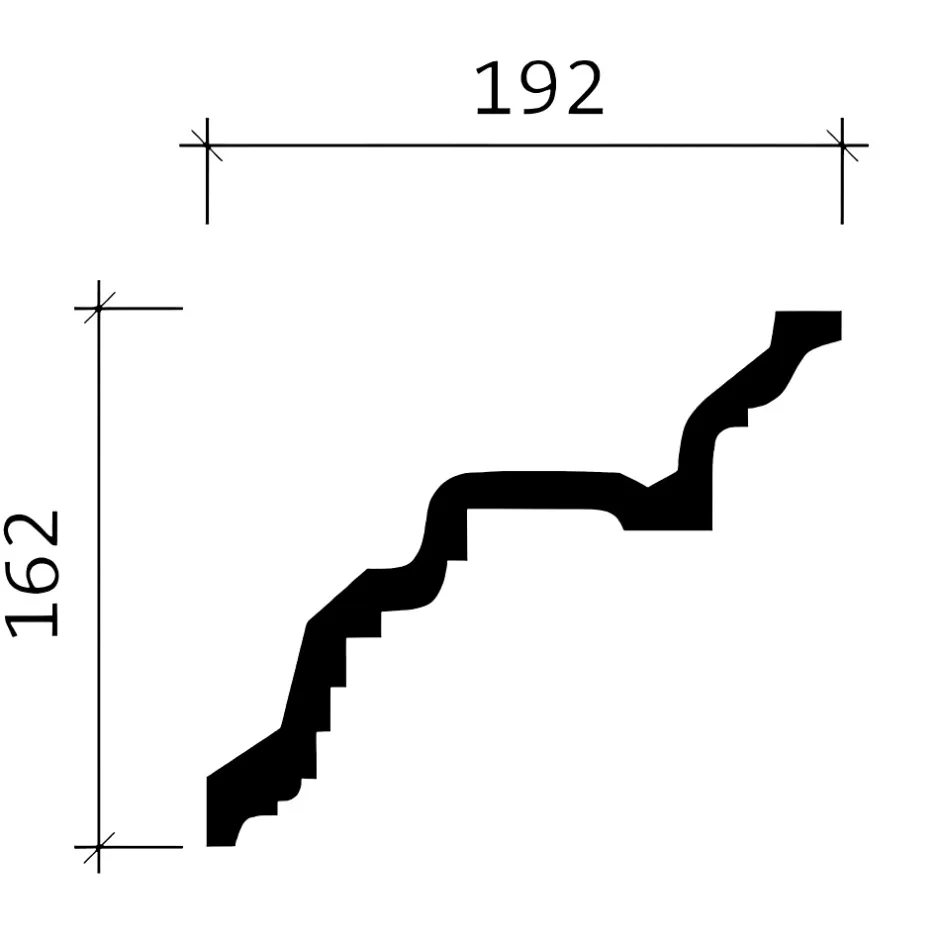 Corniche 150110 Moulure décorative-Profhome Sale