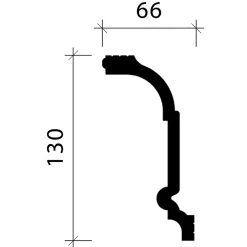 Profhome Corniche 650246 Moulure de plafond 2 m