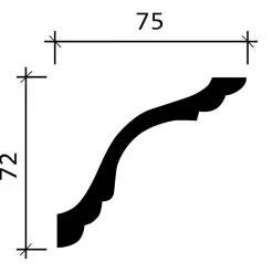 Corniche 150102 Moulure décorative-Profhome New