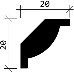 Corniche 650297 Moulure décorative-Profhome New