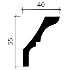 Corniche 150173 Moulure décorative-Profhome