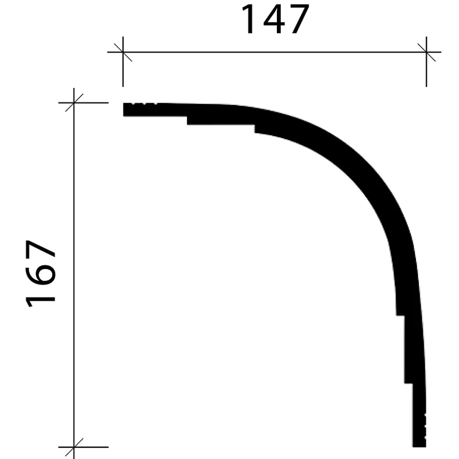 Corniche 650243 Moulure de plafond 2 m-Profhome Best
