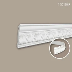 Profhome Corniche 150198F Moulure décorative flexible