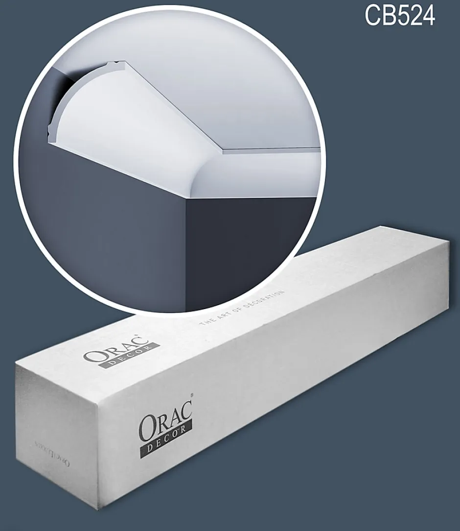 Corniches CB524N-box-10 BASIXX 1 carton 10 pièces Moulures décoratives-Orac Decor Best