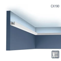 Corniches CX190-box AXXENT U-PROFILE 1 carton 2 pièces Moulures décoratives-Orac Decor Best