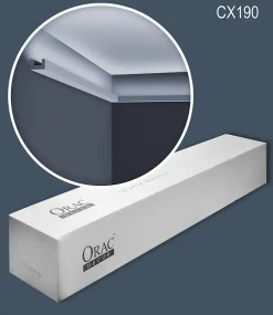 Orac Decor Corniches CX190-box AXXENT U-PROFILE 1 carton 4 pièces Moulures décoratives