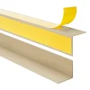 Corniere d'angle interieur PVC 50x20mm Autocollante, 200 cm, beige-Quest Hot