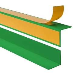 Corniere d'angle interieur PVC 20x20mm Autocollante, 200 cm, vert gazon-Quest Best