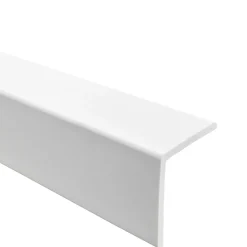 Corniere PVC 40x40mm - Profil d angle souple de protection, 90 cm, blanc-Quest Sale