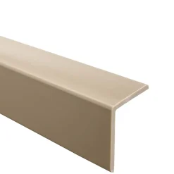 Corniere PVC 27x27mm - Profil d angle souple de protection, 90 cm, beige-Quest Hot