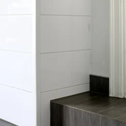 Quest Corniere PVC 35x35mm - Profil d angle souple de protection, 130 cm, argenté