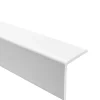 Quest Corniere PVC 27x27mm - Profil d angle souple de protection, 70 cm, blanc