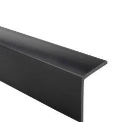 Corniere PVC 50x50mm - Profil d angle souple de protection, 110 cm, noir-Quest Best