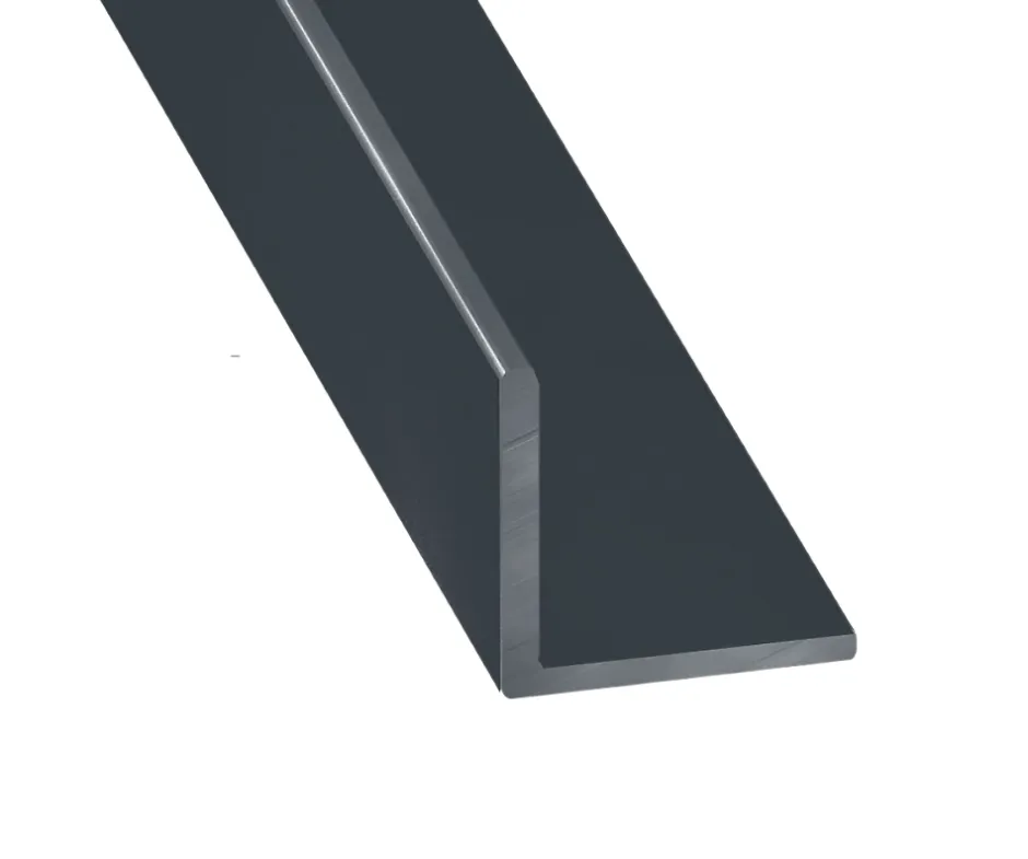 Cornière égale aluminium anthracite 20 x 20 mm, L. 2,5 m-CQFD Best