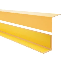 Quest Cornière PVC 25x15mm , Autocollante, Protection coins et arêtes, 200 cm, or