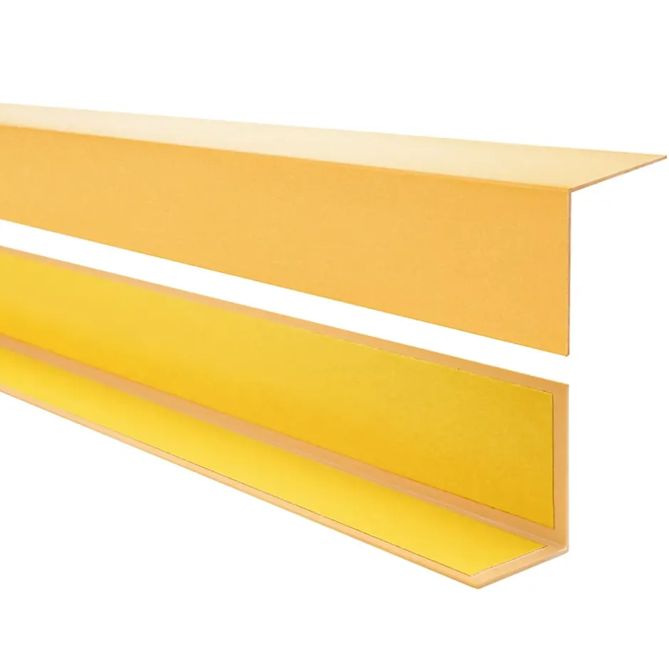 Quest Cornière PVC 20x10mm , Autocollante, Protection coins et arêtes, 150 cm, or