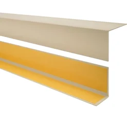 Cornière PVC 20x20mm , Autocollante, Protection coins et arêtes, 150 cm, beige-Quest Clearance