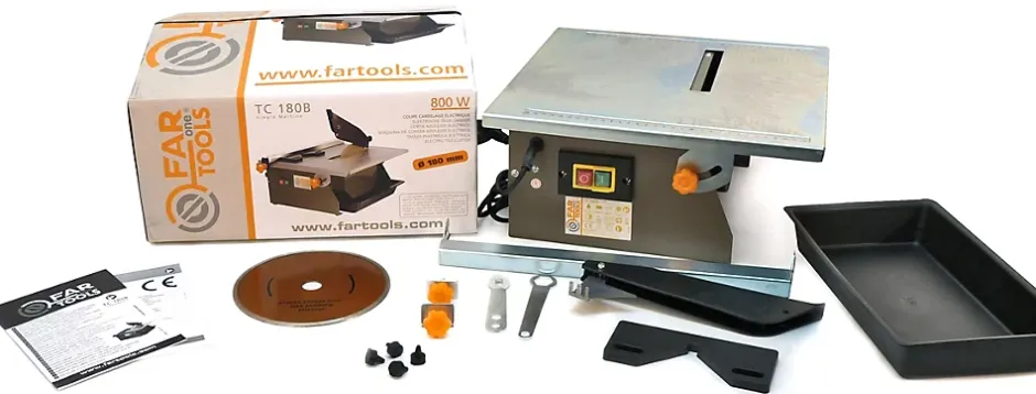 Fartools Coupe carrelage 800W TC 180B disque 180x2,2mm - ONE - 113500