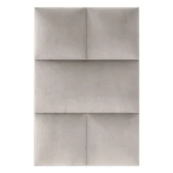 Decoon Coussin mural velours beige - 60 x 30