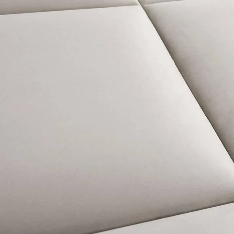 Coussin mural velours beige - 30 x 30-Decoon Online