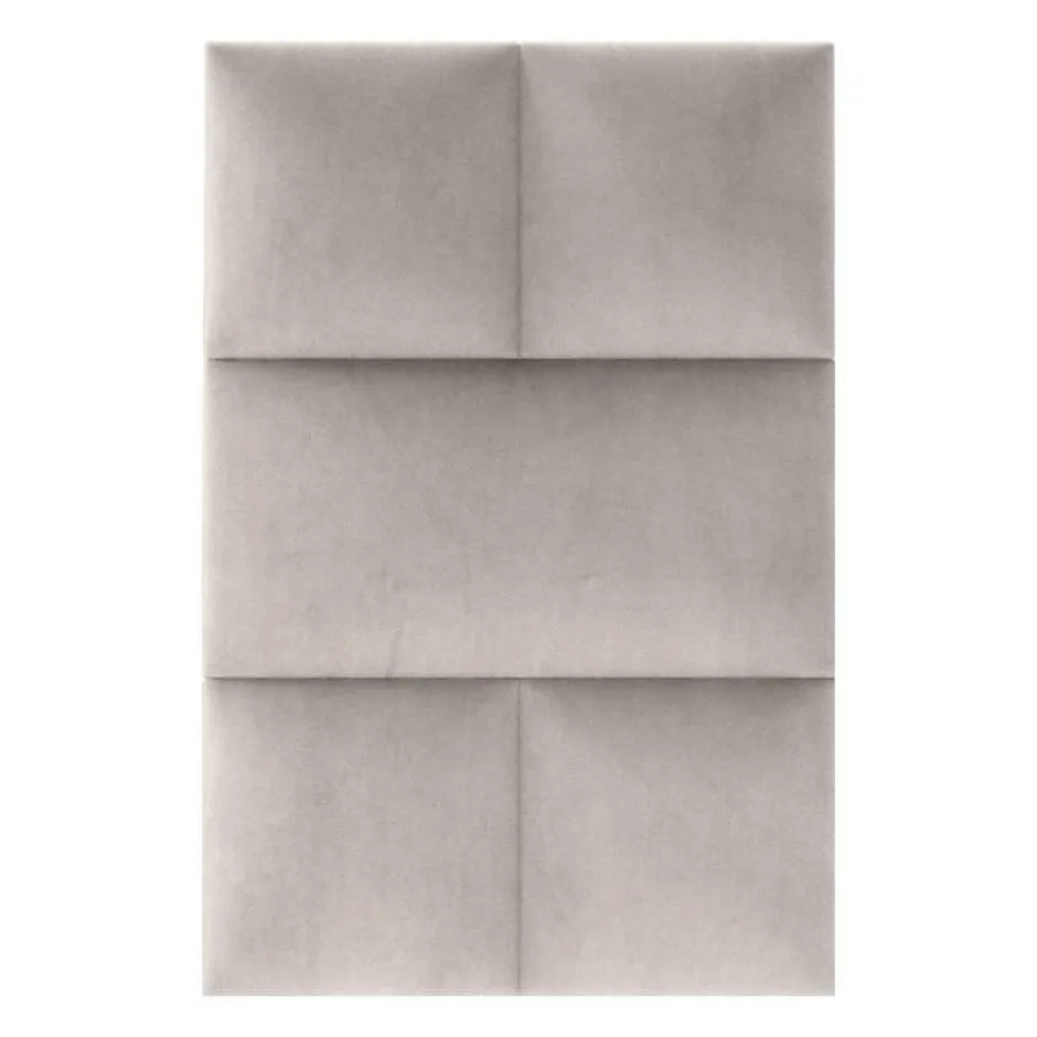 Coussin mural velours beige - 30 x 30-Decoon Online