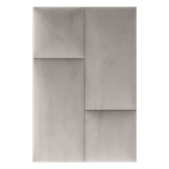 Coussin mural velours beige - 30 x 30-Decoon Online