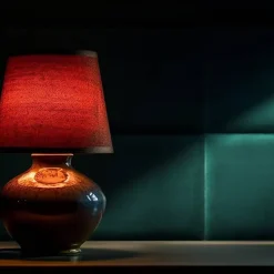 Coussin mural velours vert sapin - 60 x 30-Decoon Online