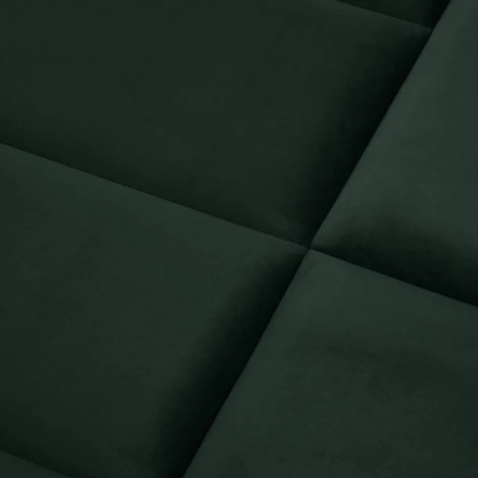 Coussin mural velours vert sapin - 60 x 30-Decoon Online