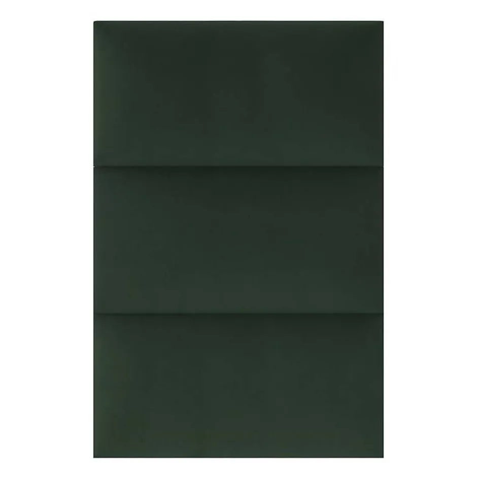 Coussin mural velours vert sapin - 60 x 30-Decoon Online