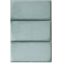 Decoon Coussin mural velours vert pastel - 60 x 30