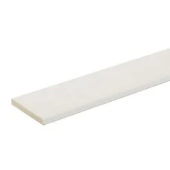 Couvre joint brossé blanc 250 x 37,5 cm-