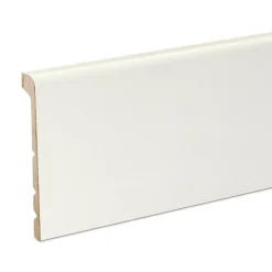 GoodHome Couvre-plinthe MDF Blanc 220 x 13,8 cm Décor 10 (vendue à la pièce)
