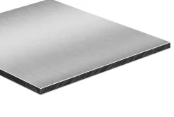 Sedpa France Crédence réversible en aluminium brossé / aluminium brut 2 x 1 m ép. 3 mm