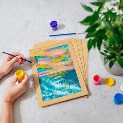 10 x A4 Panneau MDF 300 x 210 x 2 mm - Feuille Planche Bois Brut - Découpe Laser, Gravure, Maquette, Pyrogravure-Creative Deco Online