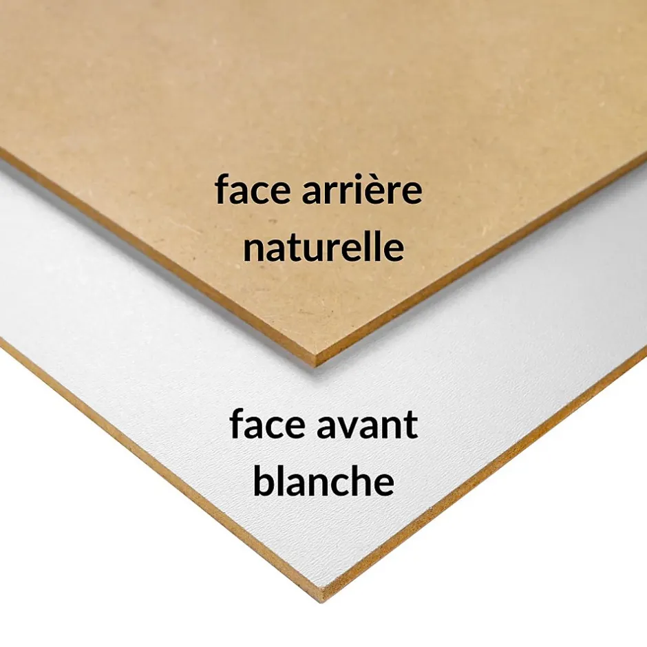 10 x A3 Panneau MDF Blanc 420 x 300 x 3 mm - Planche Bois Brut - Bricolage, Découpe Laser, Gravure, Pyrogravure-Creative Deco
