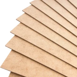 Creative Deco 10 x A3 Panneau MDF 420 x 300 x 2 mm - Feuille Planche Bois Brut - Découpe Laser, Gravure, Maquette, Pyrogravure