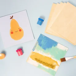 Creative Deco 12 x Contreplaqué Carré 200 x 200 x 3mm (+/-0,5mm) - Bois Brut Bouleau - Panneau Découpe Laser - Pyrogravure Gravure