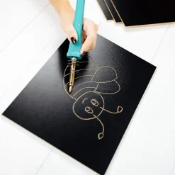 10 x Panneau MDF Noir 600 x 400 x 3 mm - Planche Bois Brut - Idéal Bricolage, Découpe Laser, Gravure, Pyrogravure-Creative Deco Clearance