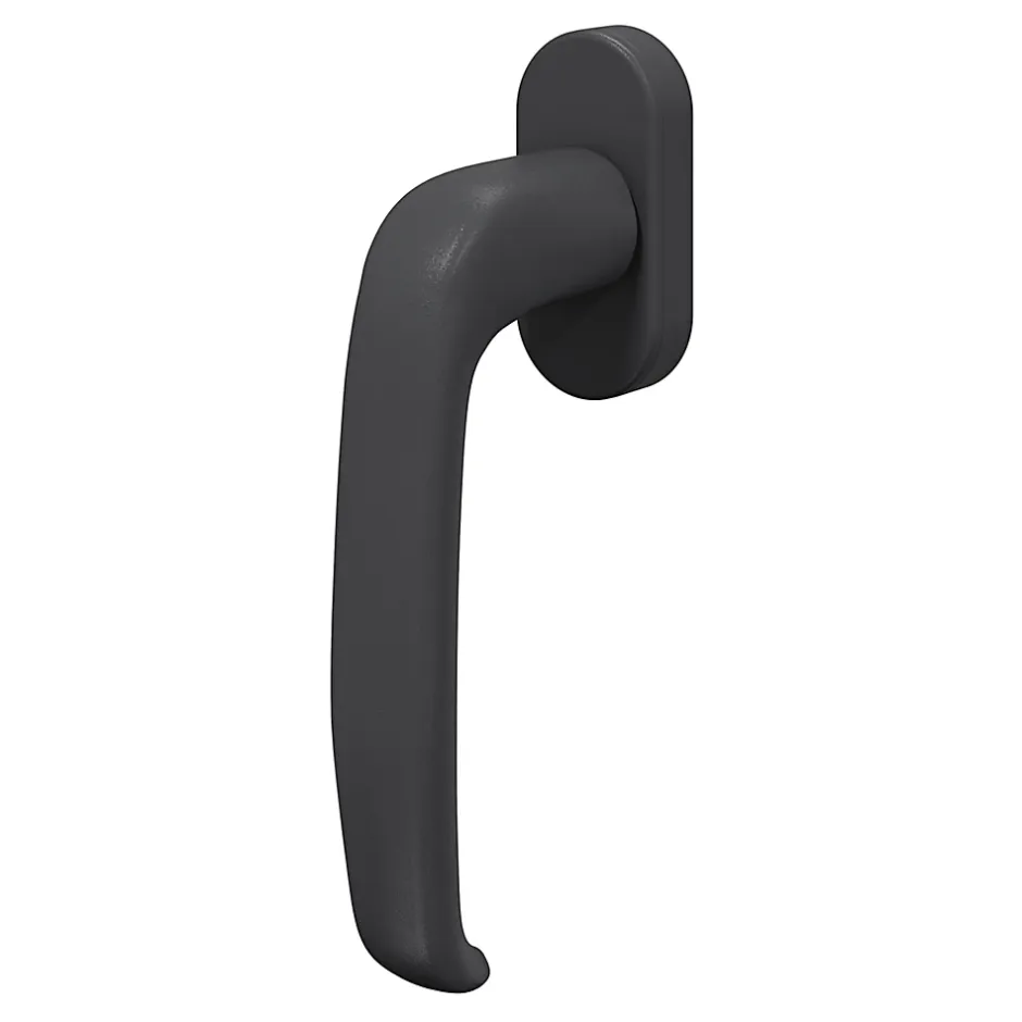 Crémone de fenêtre Govlin aluminium noir anthracite L.13cm-GoodHome Clearance