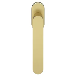 GoodHome Crémone de fenêtre Minzh aluminium doré satin L.12cm